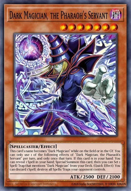 Dark Magician, the Pharaoh's Servant card art