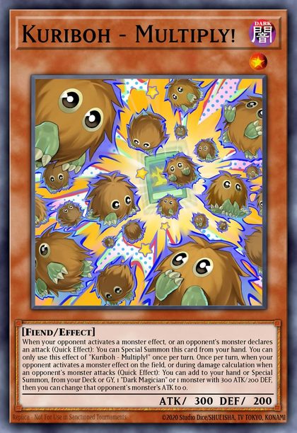 Kuriboh – Multiply! card art