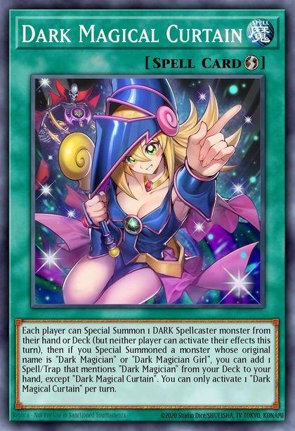 Dark Magical Curtain card art