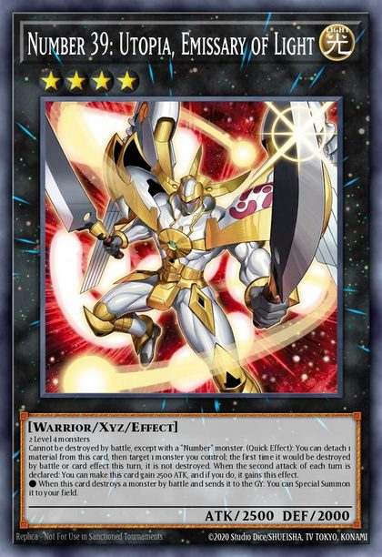 Number 39: Utopia, Emissary of Light card art